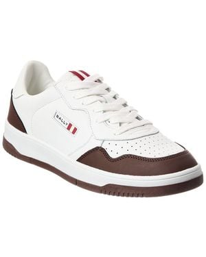 Bally Jaren Leather Trainer - White