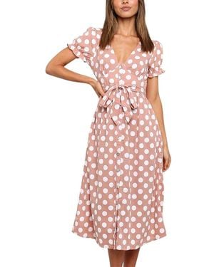 ENJOY PETRA Midi Dress - Red