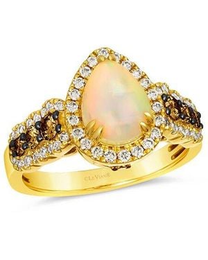 Le Vian Neopolitan Opaltm 14k 1.73 Ct. Tw. Diamond & Opal Ring - Metallic