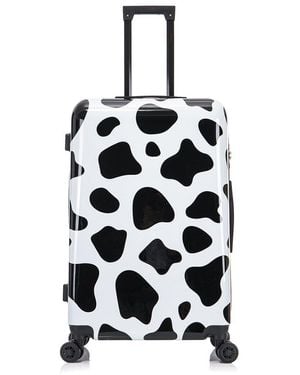 InUSA Prints Lightweight Hardside Spinner 28in - White