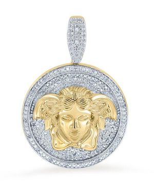 Monary 14k 0.17 Ct. Tw. Diamond Pendant - Metallic