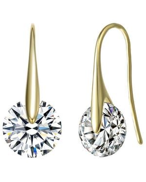 Genevive Jewelry Drop Earrings - White