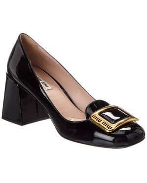 Miu Miu Patent Pump - Black