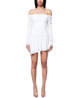 OW Collection Simone Mini Dress - White