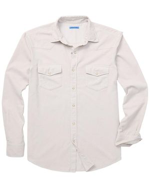 J.McLaughlin J. Mclaughlin Ace-High Woven Shirt - White