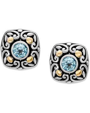 Samuel B. 18K 0.62 Ct. Tw. Topaz Earrings - Black