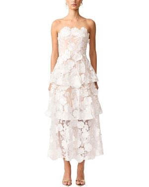 Emma way Midi Dress - White