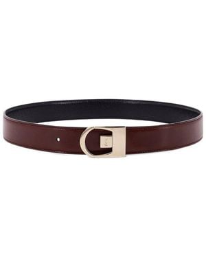 Saint Laurent Leather Belt - Black