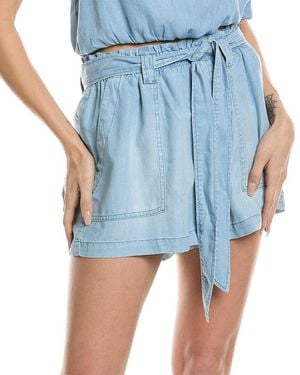 Bella Dahl Belted Pocket Short - Blue