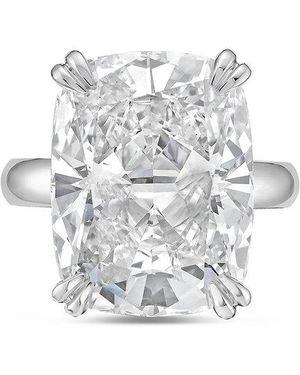Diana M. Jewels Diana M. Platinum 12.00 Ct. Tw. Lab-Grown Diamond Solitaire Ring - White