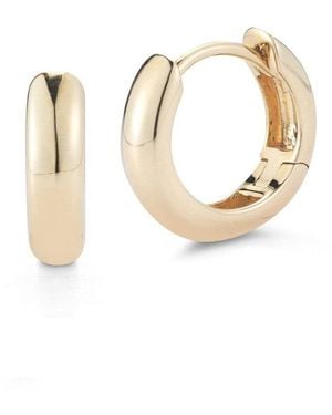 Nephora 14k Huggie Earrings - Metallic