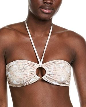 Ramy Brook Printed Elmar Bikini Top - Brown