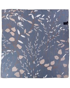 Brunello Cucinelli Silk Scarf - Blue