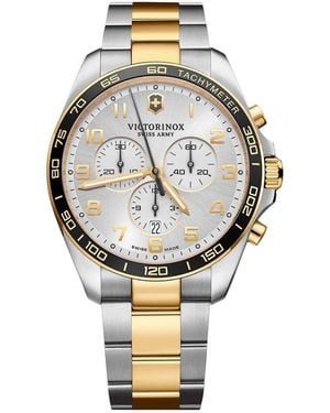 Victorinox Men Field Force Watch - Metallic