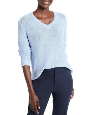 NIC+ZOE Petite Crimpy Cord Sweater - Blue