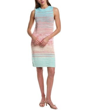 525 America Ombre Tank Dress - Red