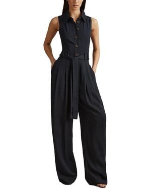 Reiss Perla Jumpsuit - Black
