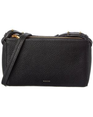 Vince Smyrna Wos Top Zip Leather Crossbody - Black