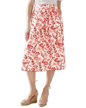 LK Bennett Hodgkin Skirt - Red