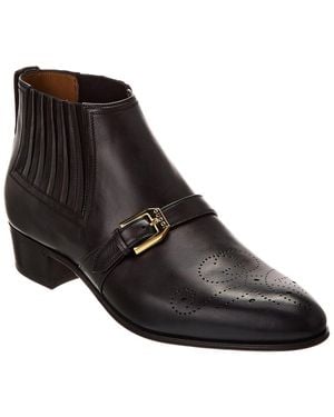 Gucci Leather Boot - Black