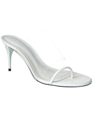 SCHUTZ SHOES Astra Leather Sandal - White