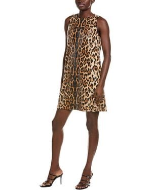 Anne Klein Sequin Shift Dress - Natural