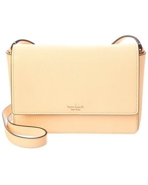 Kate Spade Cameron Medium Leather Satchel - Natural