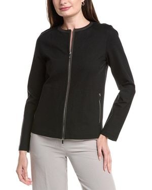 Lafayette 148 New York Plus Harris Jacket - Black