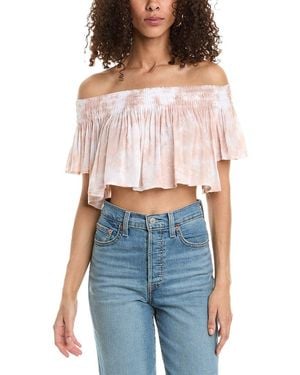 Tiare Hawaii Raquella Crop Top - Blue