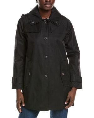London Fog Medium Coat - Black