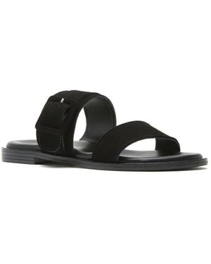 La Canadienne Fennix Suede Sandal - Black