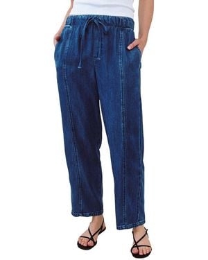 Bella Dahl Seamed Soft Barrel Pant - Blue