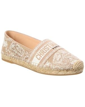 Dior Granville Canvas Espadrille - White