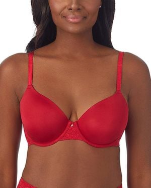 Le Mystere Lace Allure Soft Contour Bra - Red