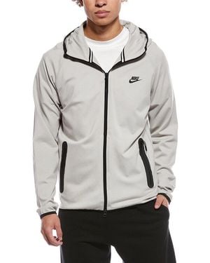 Nike Tech Lightweight Knit Full-Zip Hoodie - Gray