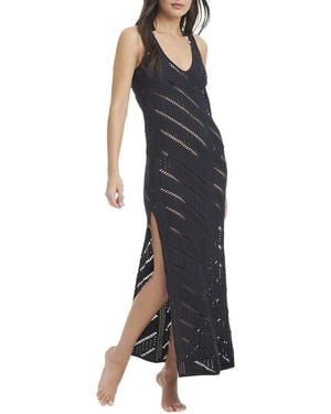 Red Carter Core Coverup Long Tank Dress - Black