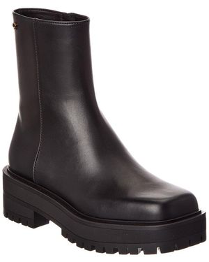 Gianvito Rossi Warner 20 Leather Boot - Black