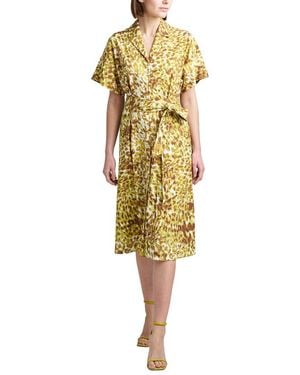 Natori Ombre Animale Shirtdress - Yellow