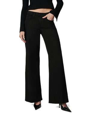 Joe's Jeans The Lou Lou Low Rise Wide Leg Jean - Black