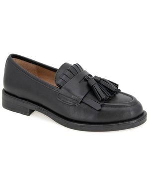 Gentle Souls Cydleey Leather Loafer - Black
