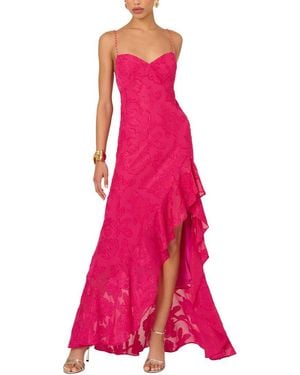 Adrianna Papell Asymmetrical Dress - Pink