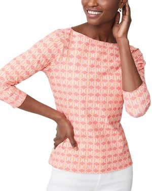 J.McLaughlin Wavesong Knit Top - Pink