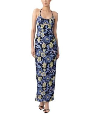 SAU LEE Sandra Dress - Blue