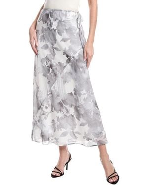 1.STATE Drawstring Column Midi Skirt - White
