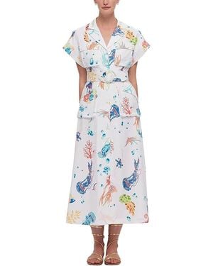 Emma way Midi Dress - Blue