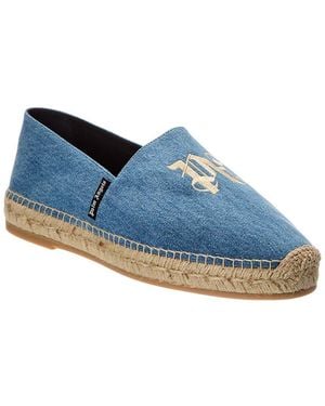 Palm Angels Pa Denim Espadrille - Blue