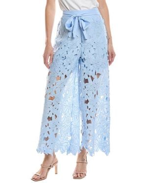 HL Affair Floral Lace Pant - Blue