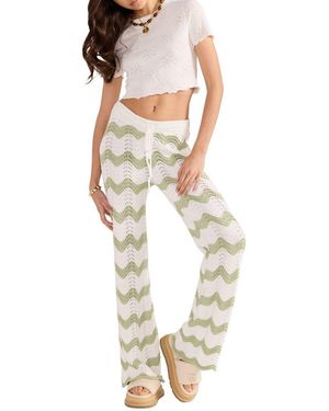 MINKPINK Jayden Crochet Wave Pant - Metallic