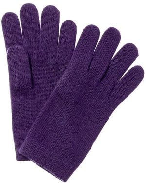 Portolano Cashmere Gloves - Purple