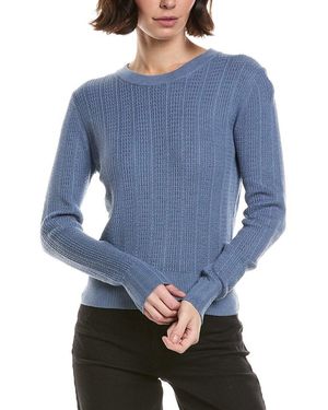 Lilla P Multi Stitch Pullover Jumper - Blue